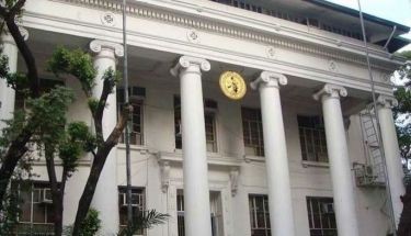 This photo shows a picture of the building of the Department of Justice in Ermita, Manila. 