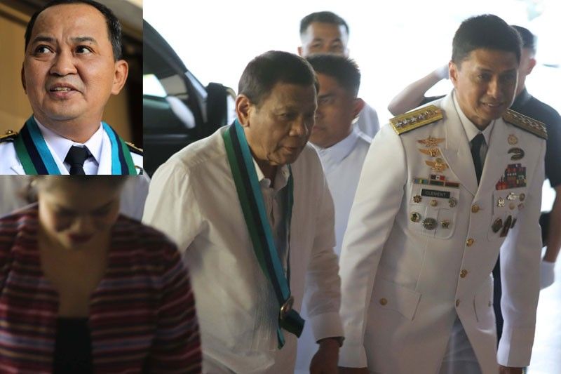 Pagpapalit ng liderato ng AFP pinangunahan ni Duterte
