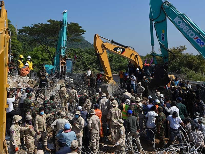 Cambodia building collapse death toll hits 36 as rescue called off