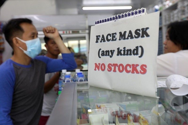 Panic buying sa face mask umabot na sa Baguio