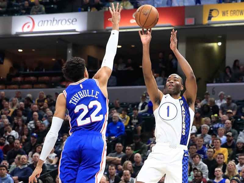 Pacers hand 76ers sixth straight road defeat