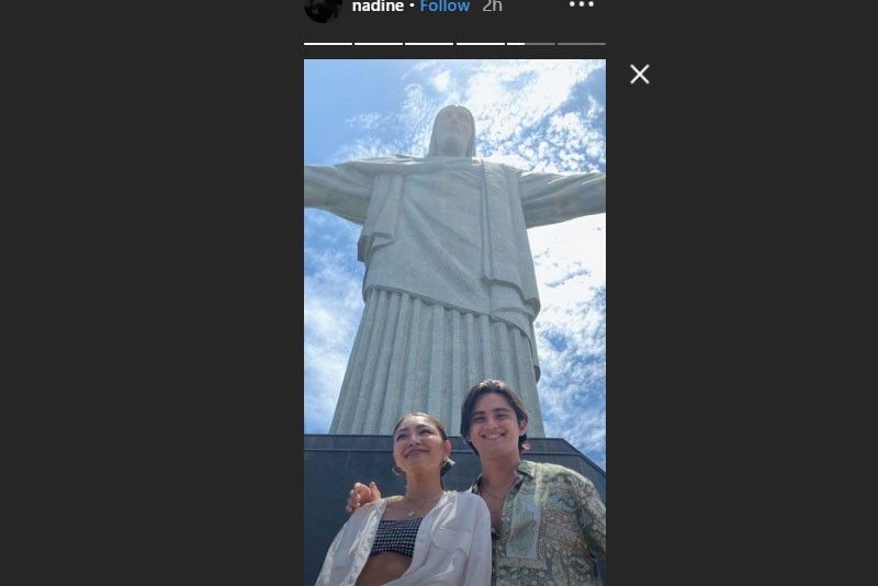 In Photos: Nadine Lustre, James Reid in Brazil