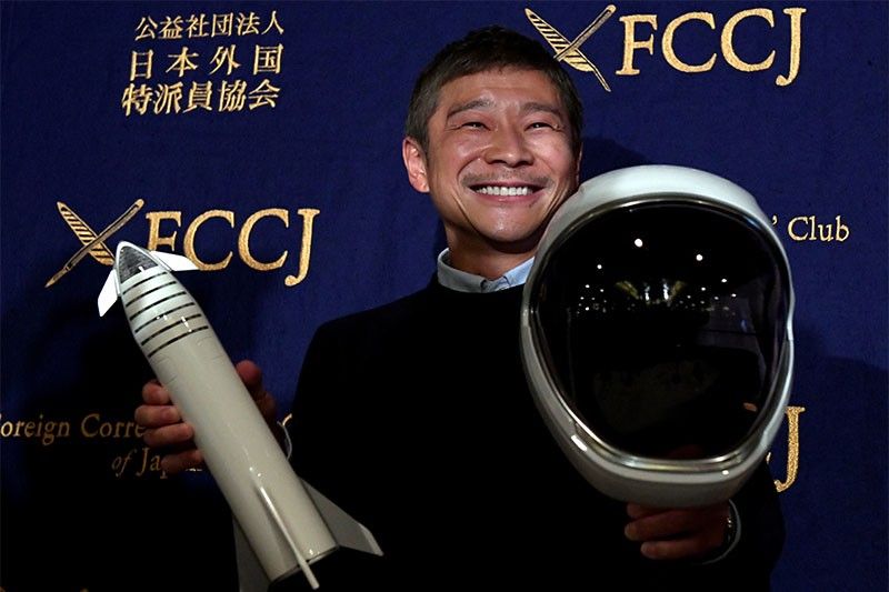 Wanted: Girlfriend to fly to the Moon with Japanese billionaire