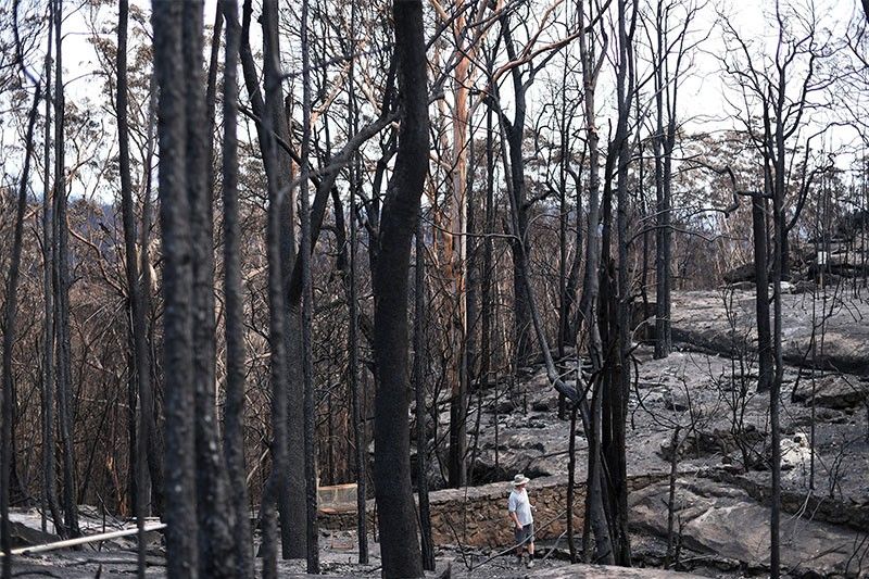 Rain hits Australian fires, but blazes still rage