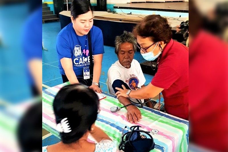 SM leads first medical mission in areas hit by Taal eruption