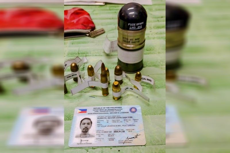 Man caught with ammo at MRT-3 station