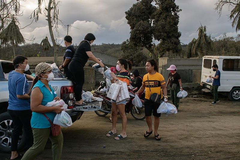 Food enough, DSWD says, what Taal evacuees need now are hygiene, sleeping kits