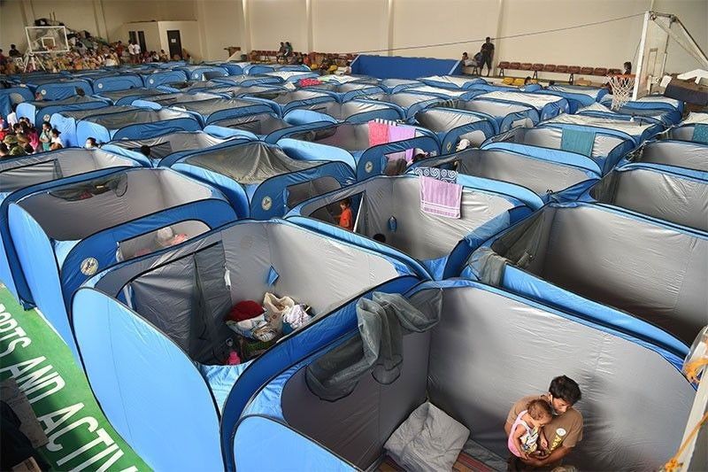 Evacuees need hygiene, sleeping kits