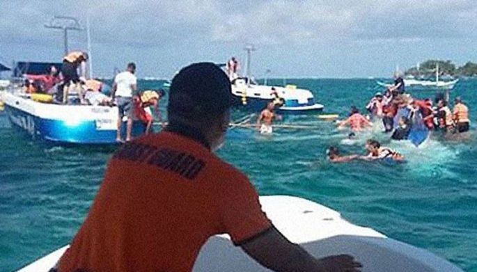 Bangka tumaob: Chinese patay, 27 nasagip