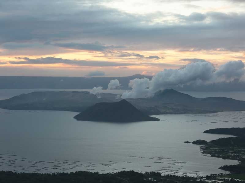 Phivolcs Steam From Taal Increases After Lull Philstar Com