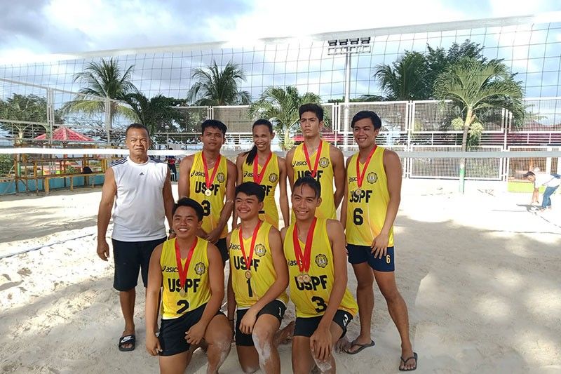USPF spikers reign supreme in CESAFI beach volley