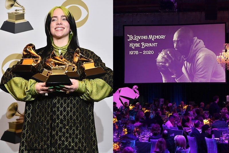 Billie Eilish dominates Grammys 2020 as music world mourns Kobe