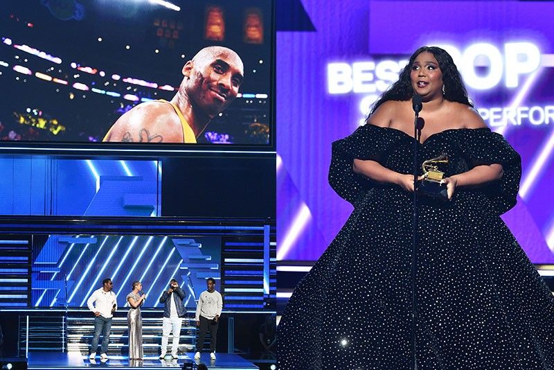 'Tonight is for Kobe': Lizzo dedicates Grammys to late NBA legend