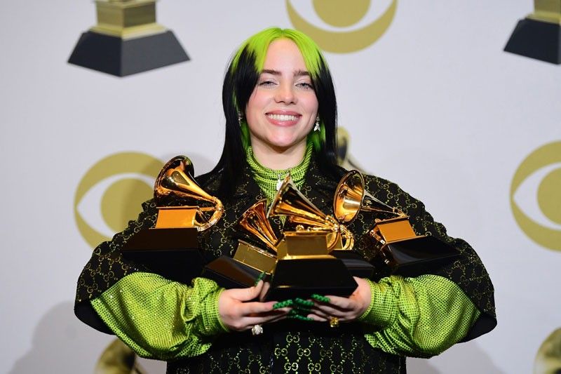 Billie Eilish wins big at Grammys