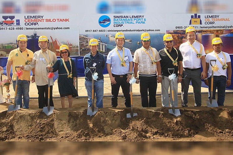Sinisian breaks ground for P1 billion Batangas industrial park