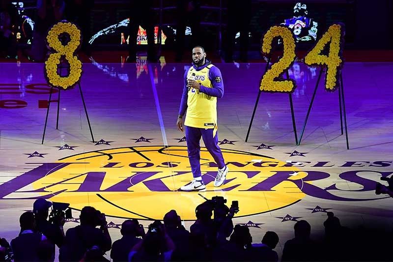 'Live on, brother': LeBron James gives touching tribute to Kobe Bryant
