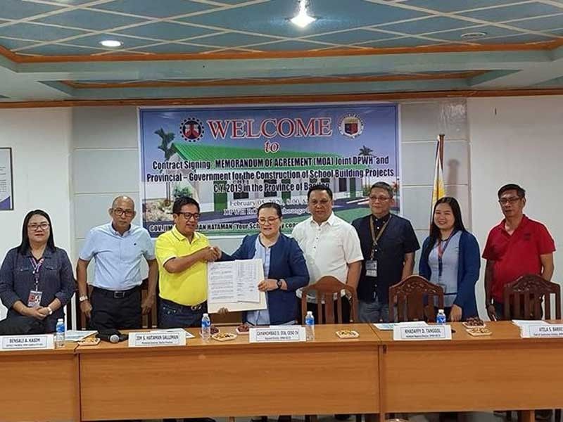 DPWH, Basilan ink deal for P70-M school construction project