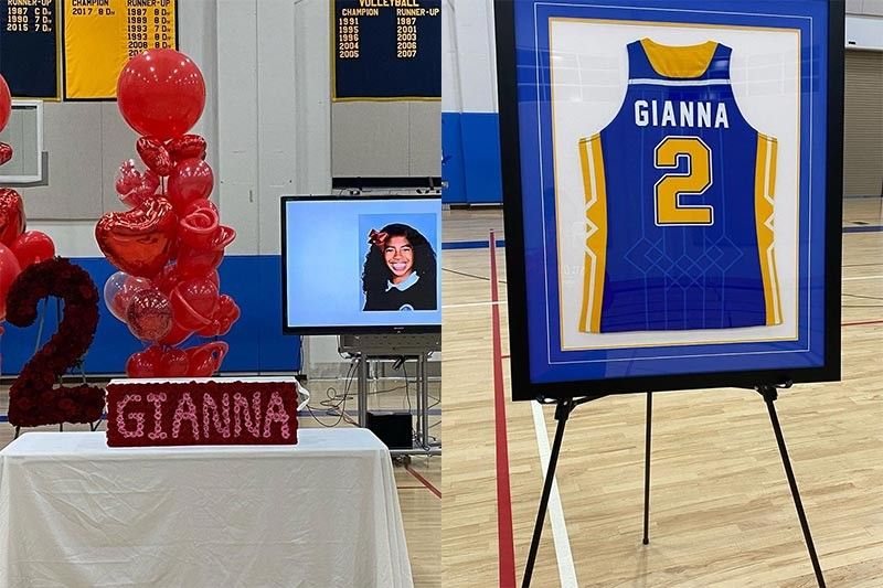 Gianna Bryant's No. 2 jersey retired by her school