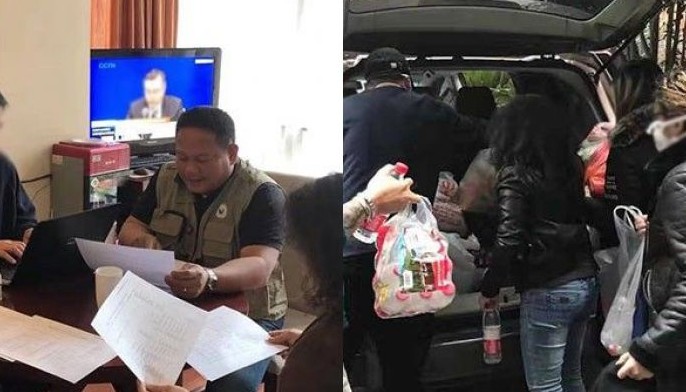 DFA repatriation team assisting Filipinos in Wuhan, China