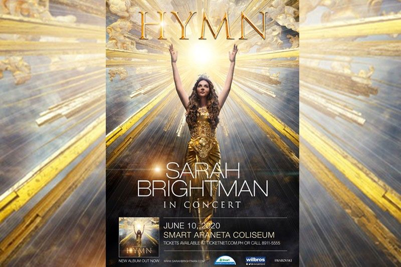 Here's how to catch Sarah Brightman's Manila 2020 concert | Philstar.com