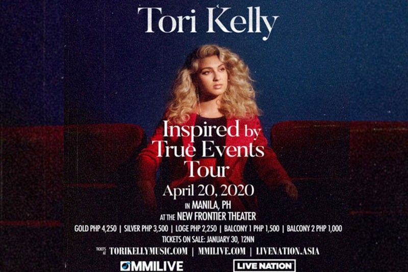 Grammy winner Tori Kelly to hold first-ever Philippine concert