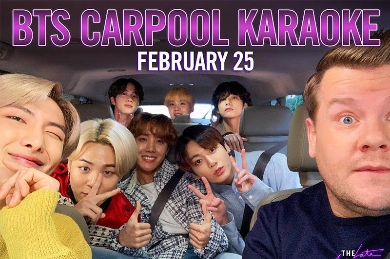 BTS buckles up for 'Carpool Karaoke' with James Corden