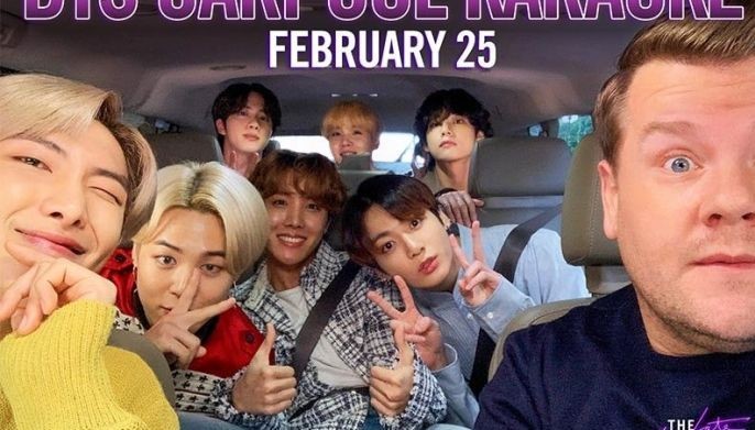 BTS buckles up for 'Carpool Karaoke' with James Corden
