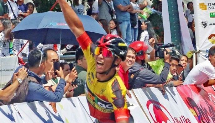 Tugawin earns 1st stage win