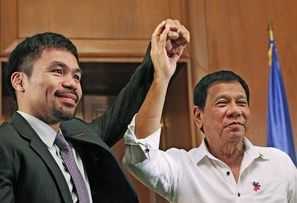 Kahit kaalyado ni Duterte, Pacquiao pabor manatili ang ABS-CBN sa ere