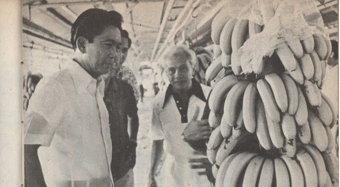 Antonio Floirendo Sr. with Ferdinand Marcos
