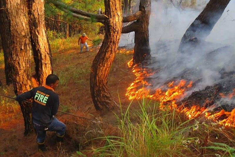 Wildfire sa Mt. Pulag naapula ng ulan, 1 pang sunog sumiklab sa Benguet