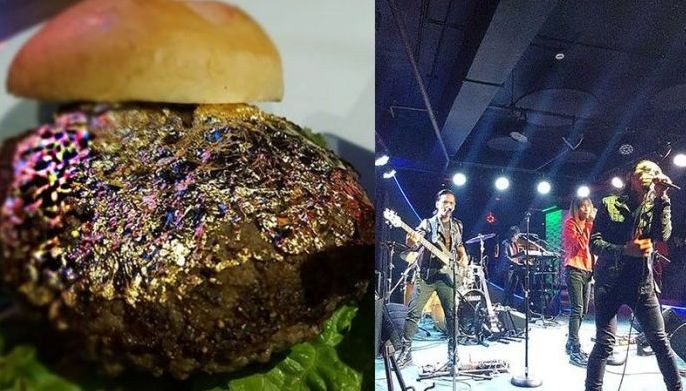 Iconic Makati resto-bar reopens with 24k gold burger, other treats