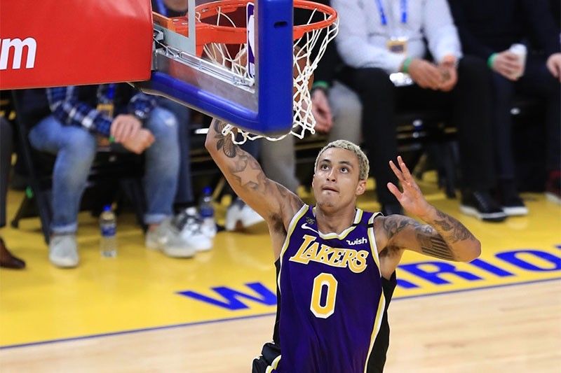 LeBron-less Lakers pinadapa ang Golden State Warriors