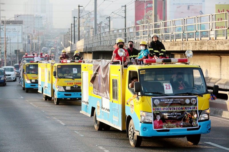 BFP hopes fire truck parade will make Guinness record