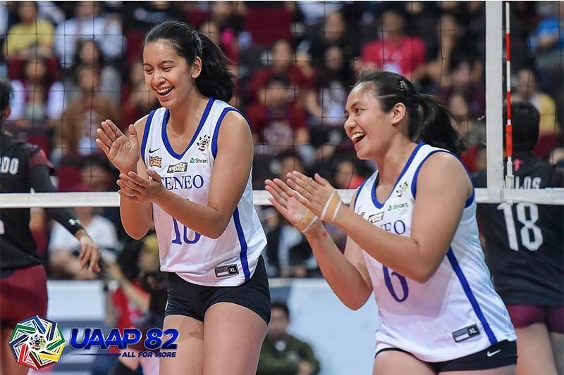 Lady Eagles blast Maroons to start UAAP volleyball title defense