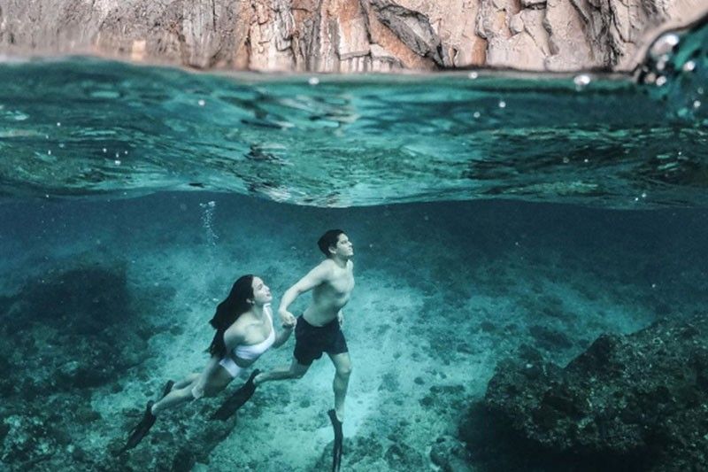 Richard at Sarah nag-prenup shoot sa ilalim ng dagat!