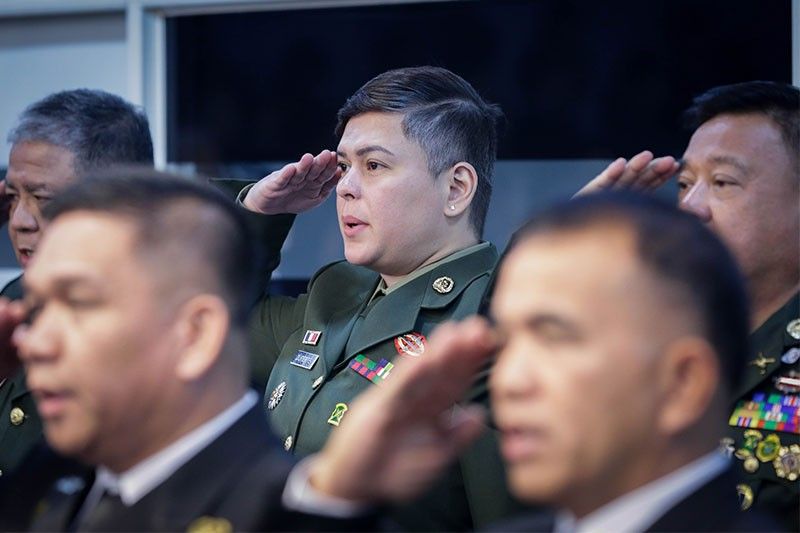 Sara Duterte kumpirmado ang pagiging colonel ng Army reserve