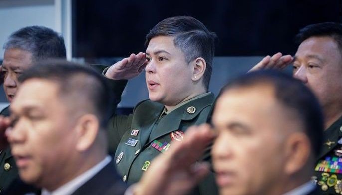 Sara Duterte kumpirmado ang pagiging colonel ng Army reserve