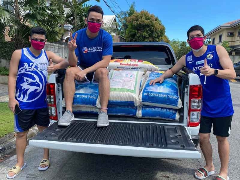 Nieto brothers do their part for Cainta, virus frontliners