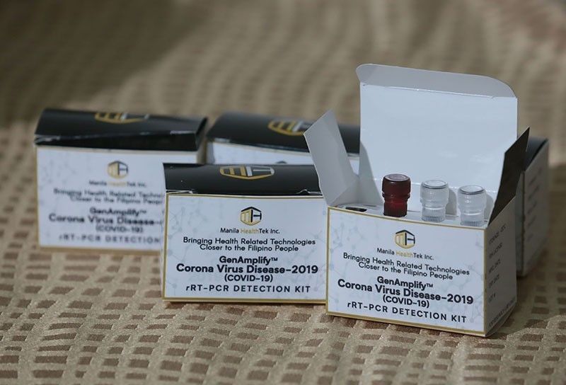 Gawang Pinoy na COVID-19 test kits maaring FDA registered na sa Biyernes