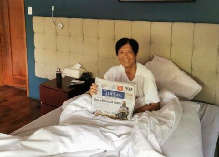 Bongbong Marcos recovering after testing positive for COVID-19 â�� spokesman