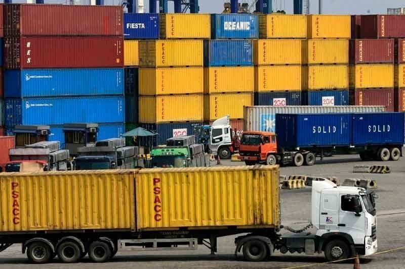 Trade deficit narrows in February as virus fears keep factories shut