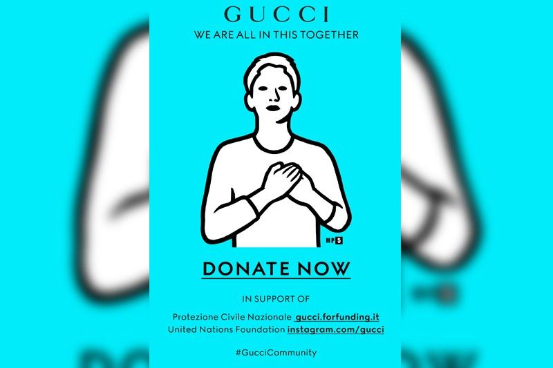 Gucci donates 2 million euros to fight COVID-19