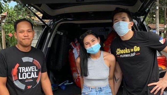 Jalalon, Desiderio nagbahagi ng biyaya sa mga apektado ng lockdown