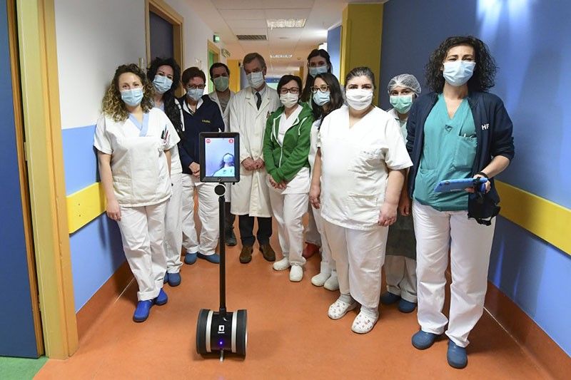 Doctors look for help from sleek new robots in Italy