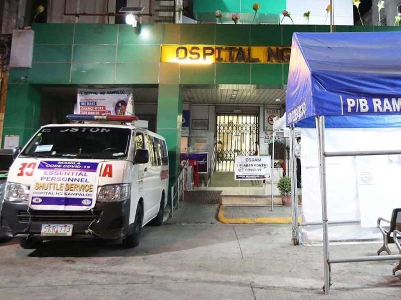 Ospital ng Sampaloc closed for now after 5 workers positive for COVID-19