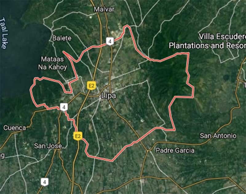 Lipa has three new COVID-19 cases, now highest in Batangas
