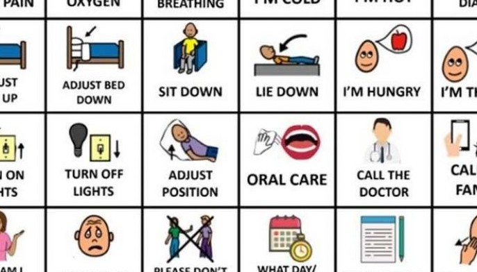 Speech pathologists design communication boards for COVID-19 patients