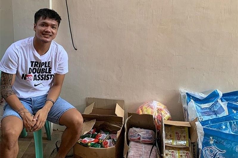 DLSU's Serrano gives aid to Pampanga hometown