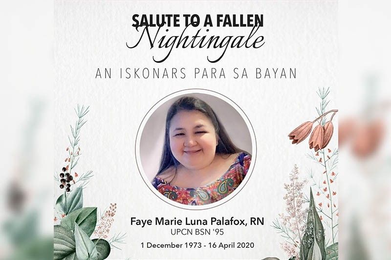 UP mourns death of 'IskoNars' Faye Palafox